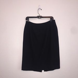 Black pencil skirt